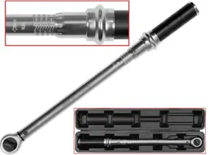 Ключ динамометрический щелчковый 1/2″ CrMo 40-200 Нм