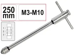 Вороток для метчиков удлиненный M3-M10 250 мм