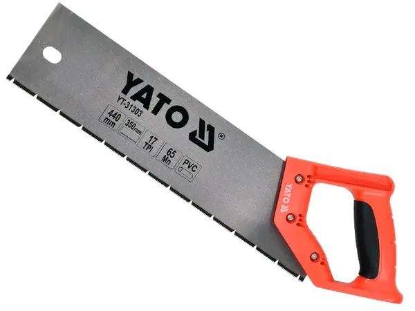 Ножівка по пластику і ПВХ Yato 440мм