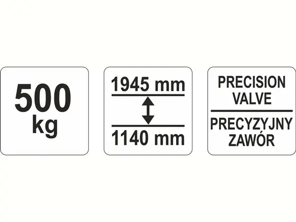 Підйомник коробок передач авто 500 кг Yato YT-55600