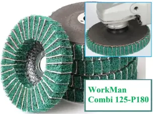 Комбинированный круг Скотч-Брайт WorkMan Combi 125-P180