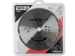 Пильный диск по дереву 315x30x96 зубьев Yato