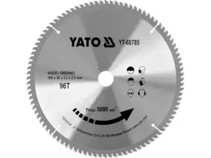 Диск пильний по дереву 305x30x96 зубів Yato