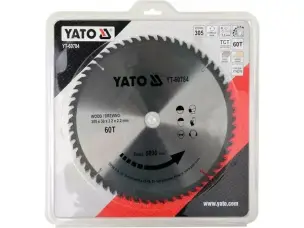 Диск пильний по дереву 305x30x60 зубів Yato