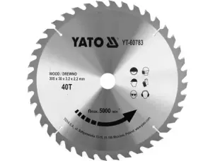 Диск пильный по дереву 305x30x40 зубьев Yato