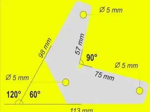 Набор магнитных фиксаторов 10 кг (60°/90°/120°) 2 шт