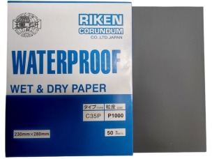 Водостійкий наждачний папір Riken P1000 (Японія)