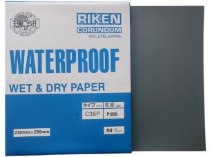 Водостійкий наждачний папір Riken P1200 (Японія)