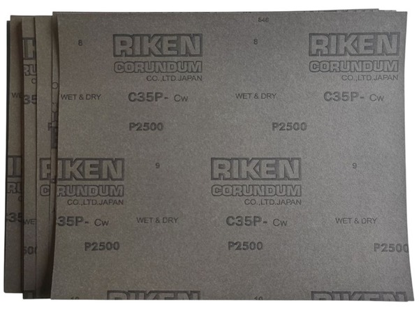 Водостійкий наждачний папір Riken P2500 (Японія)