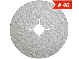 Фібровий круг по алюмінію WorkMan ALU-125-P40