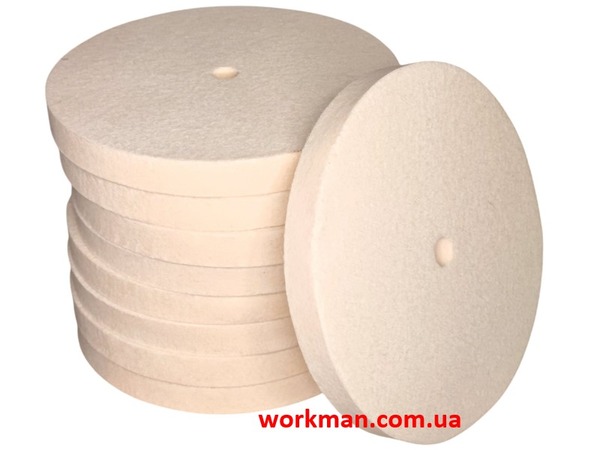 Повстяний круг для точила WorkMan Felt 200х20х16 мм