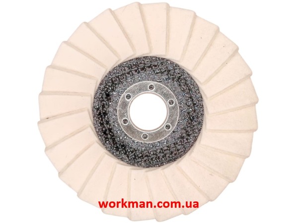 Повстяний круг на болгарку WorkMan 125-AUS-T