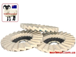 Повстяний круг на болгарку WorkMan 125-AUS-T