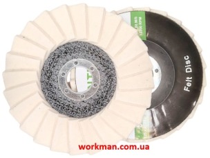 Повстяний круг на болгарку WorkMan 125-AUS-T