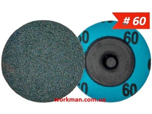 Шліфувальний круг 50мм WorkMan Roloc R-Disc Zr Р60