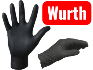 Перчатки нитриловые одноразовые Wurth размер M