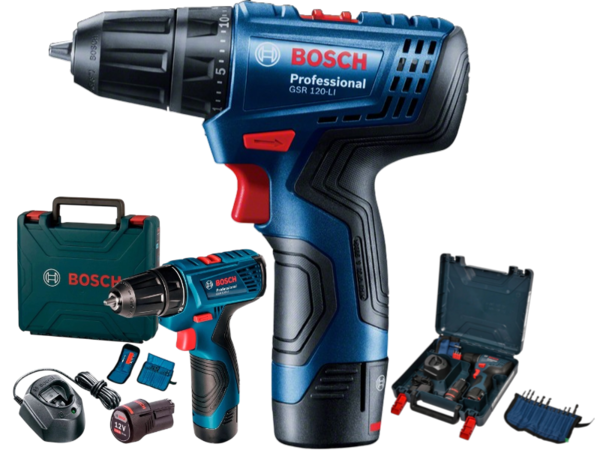 Аккумуляторная дрель-шуруповерт Bosch GSR 120-LI Pro
