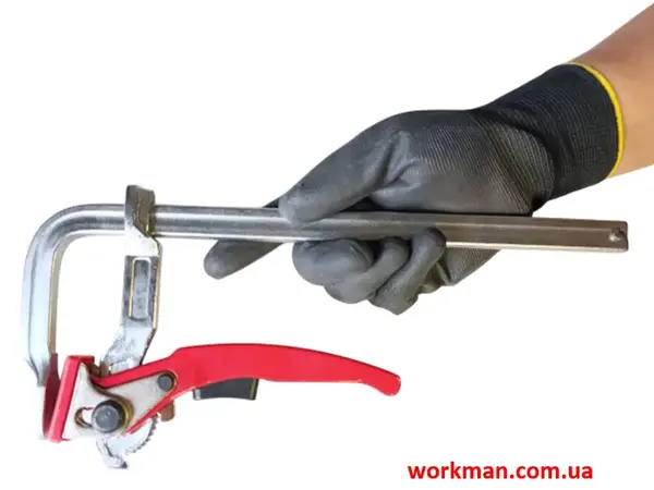 Струбцина быстрозажимная рычажная WorkMan Lever 80х200 мм