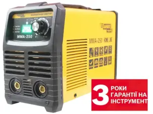 Легкий зварювальний інвертор Kaiser MMA-250 для електрода 3 і 4 мм (4 кг)
