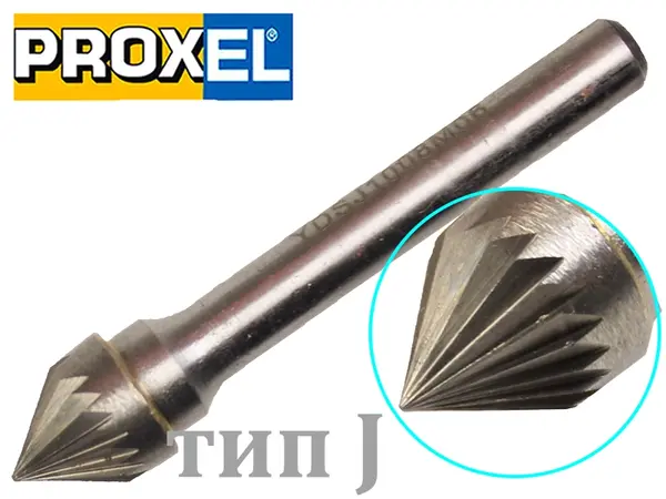 Борфреза зенкер тип J твердосплавная JX1008M06 