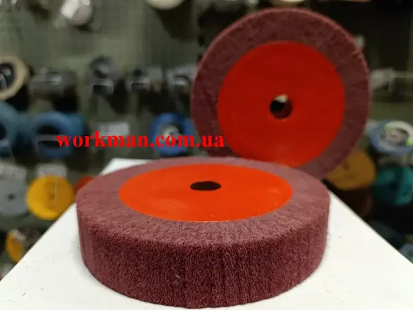 Скотч брайт на точило WorkMan Nylon-150x30 P400