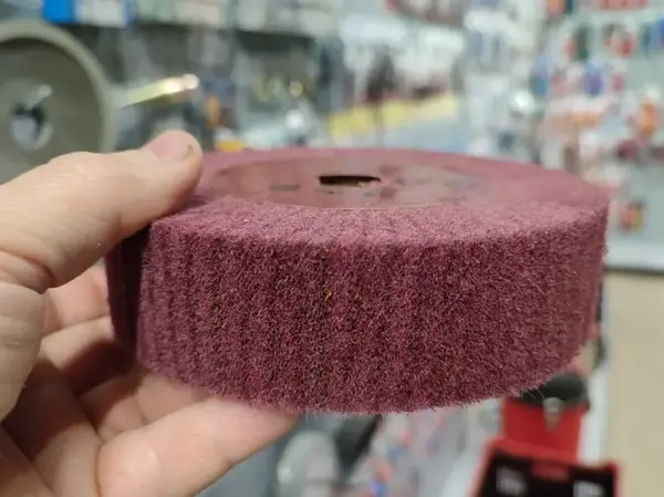 Скотч брайт на точило WorkMan Nylon-150x40 P400