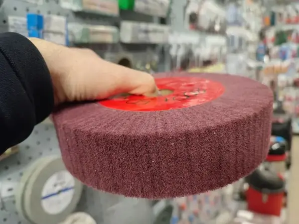 Скотч брайт на точило WorkMan Nylon-200x50 P400