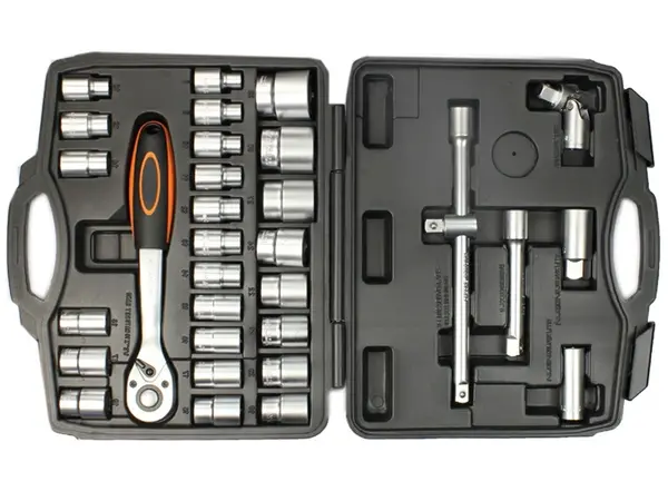 Набор головок 1/2" 32 предмета CrV 8-32 мм