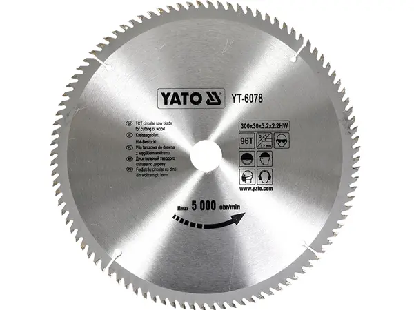 Професійний пильний диск по дереву Yato 300х30х96зубов