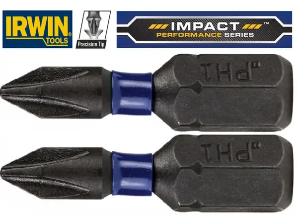 Биты ударные PH1х25мм Irwin IMPACT PRO