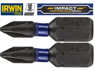 Биты ударные PH1х25мм Irwin IMPACT PRO