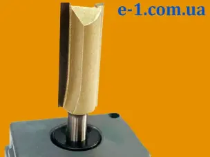 Пазова пряма фреза по дереву Глобус 1003 D12 d6 h30
