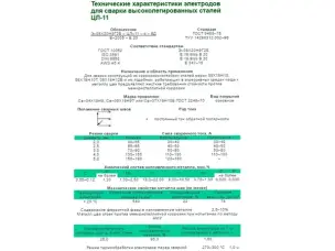 Електроди по нержавійці ЦЛ-11 2 мм