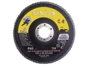 Шліфувальний пелюстковий диск 125мм P60 Ninja