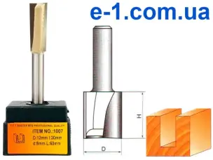 1007 D12 d8 L90 фреза пазова пряма для електрофрезера
