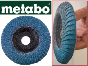 Круг лепестковый для внутренних углов Metabo Р40