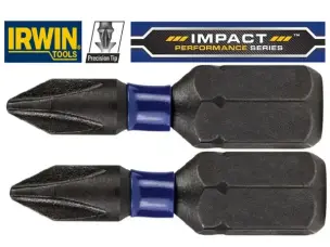 Биты ударные PZ1х25мм Irwin IMPACT PRO