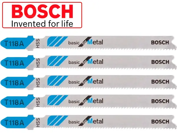 Пилка для електролобзика по металу Bosch Т118A