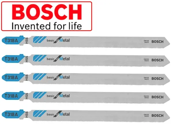 Пилка для електролобзика Bosch T318A для тонкого металу