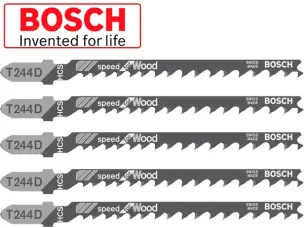 Пилка для електролобзика по дереву Bosch T244D швидкий фігурний різ