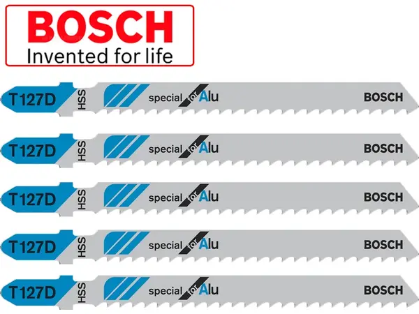 Пилка для електролобзика по металу Bosch T127D швидкий різ