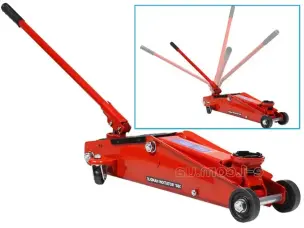 Домкрат подкатной с поворотной рукояткой 130-410мм 3т