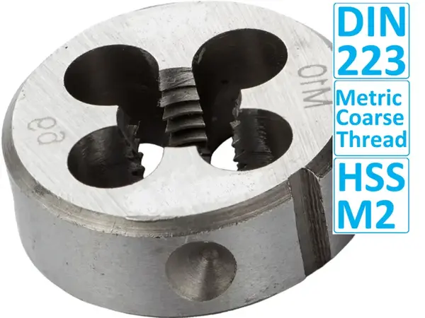 Плашка HSS M2 М10х1.5мм