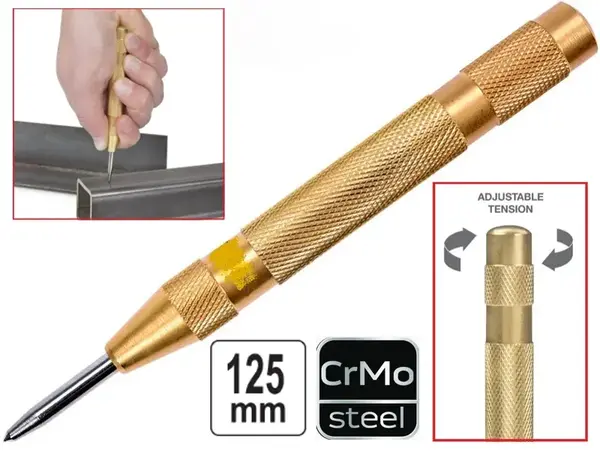 Кернер автоматичний CrMo 125мм