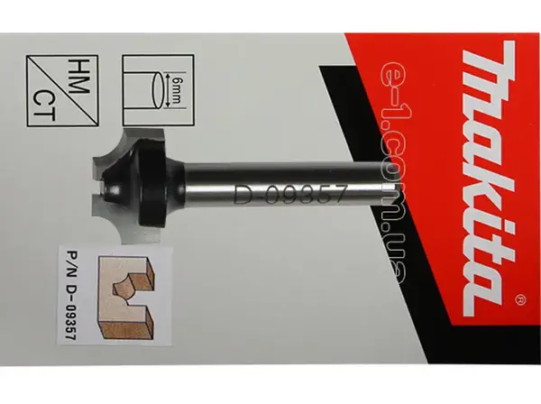 Фреза по дереву Makita D-09357 R4 мм хвостовик 6 мм (чвертькругла)