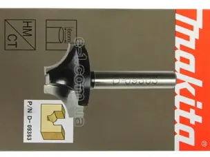 Фреза по дереву Makita D-09363 R8 мм хвостовик 6 мм (чвертькругла)