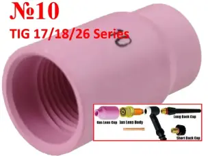 Сопло керамічне №10 для газової лінзи TIG 17/18/26 (17 мм)