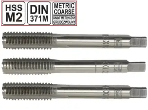 Метчики ручные комплектные HSS M2 М8х1.25мм
