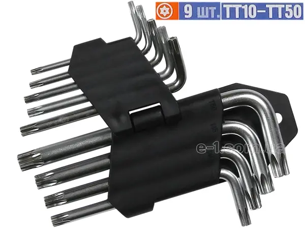 Набір ключів Torx CrV T10-T50