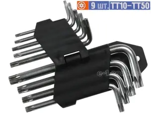 Набор ключей Torx CrV T10-T50